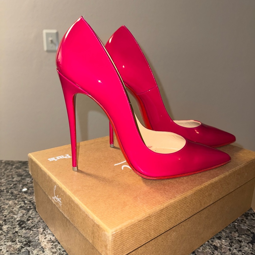 Christian Louboutin Fuchsia Heels - Picture 2 of 6